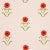 Contemporary SAMPLE - Schumacher x Peg Norriss Forget Me Nots Fabric In Red On Pink For Sale - Image 3 of 4
