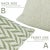 Fabdivine Indian Block Print Cushion Cover 24x24 Inch Cotton Linen-Jheel For Sale - Image 4 of 5