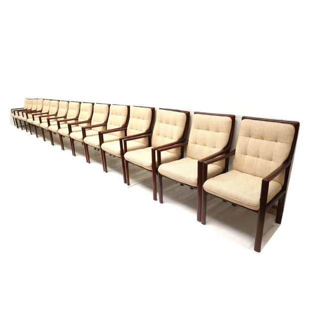 Vintage Armchairs from Lübke, 1970s, Set of 15 For Sale - Image 11 of 11