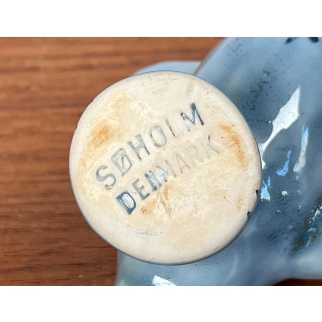 Mid-Century Modern Danish Studio Pottery Bird Candleholder from Søholm, 1960s For Sale - Image 16 of 17