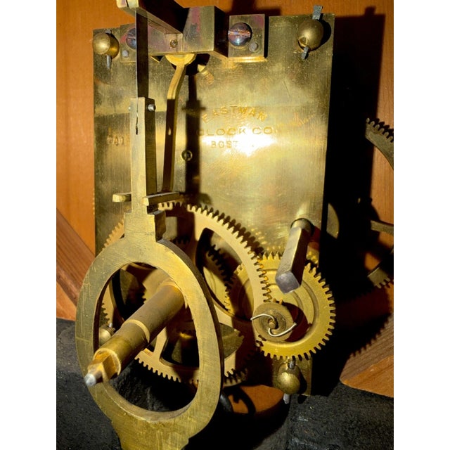 This listing is for a rare antique Boston regulator wall clock. This clock was made by the Eastman Clock Co. It features a...