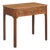 English 1780s Georgian Oak Side Table with Marlborough Legs and Chinoiserie For Sale