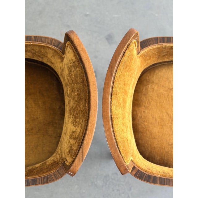 Pair of Art Deco RMS Caronia Ocean Liner Chairs Circa 1947 For Sale - Image 10 of 12