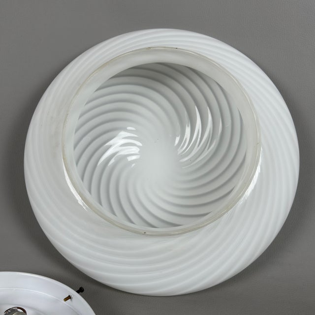 Murano Glass Ceiling Lamp, 1970s For Sale - Image 10 of 16