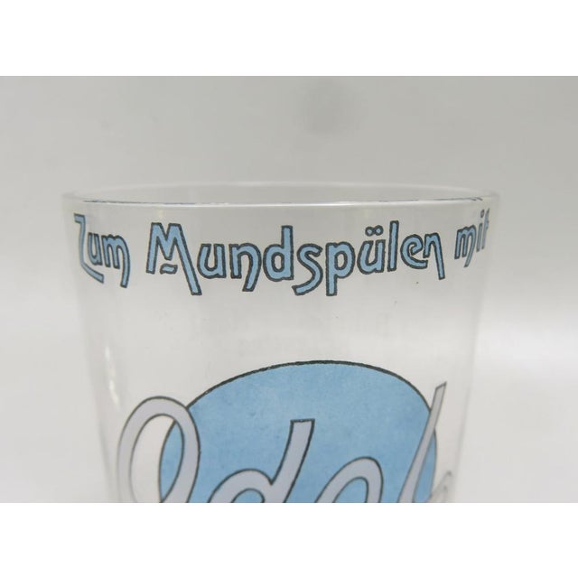 Art Deco Odol Toothpaste Cup with Wall Holders in Ceramic & Glass, 1920s, Set of 4 For Sale - Image 11 of 18