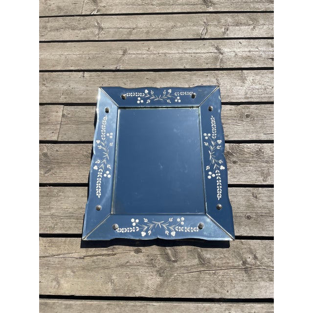 Vintage Venetian Mirror, 1950s For Sale - Image 6 of 6