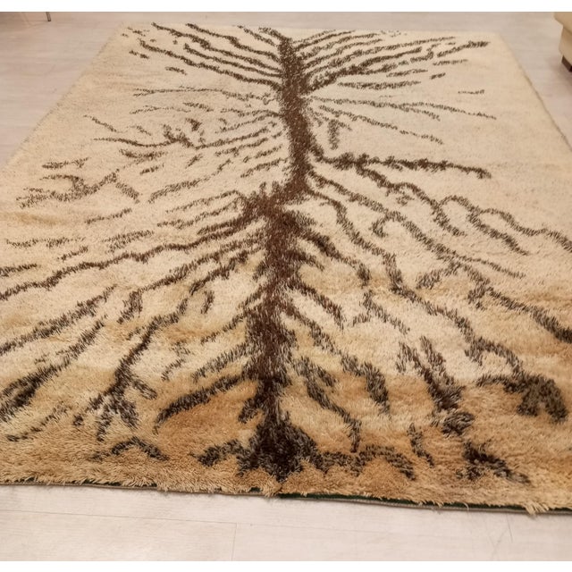 Jungla Series Hand-Knotted Rug by Giuseppe Ajmone for Pugi-Italia, 1960s For Sale - Image 12 of 15