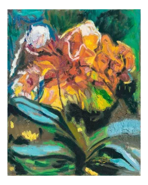 Organic Flower Painting By Regina Gately