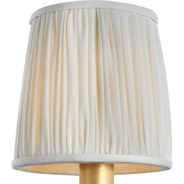 Traditional Visual Comfort Signature 5" Pleated Silk Shade For Sale - Image 3 of 3