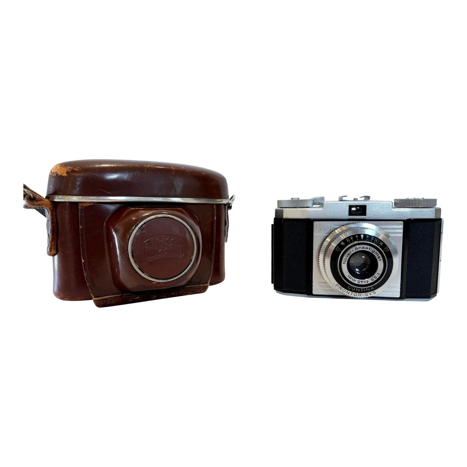 ZEISS Ikon コンティナ Novar 45 mm f3.5 独製　美品 Zeiss Ikon Novar-Anastigmat 45mm F3.5 Film Camera 1950s