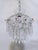 Vintage Crystal Basket Chandelier With Pressed Flower Swags & Amber Beads For Sale - Image 10 of 10