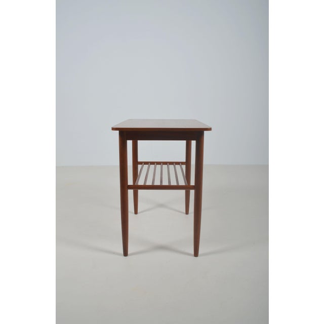 Danish Wooden Side Table, 1960s For Sale - Image 4 of 9