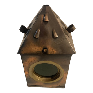 1950s Nautical Copper Oil Lantern