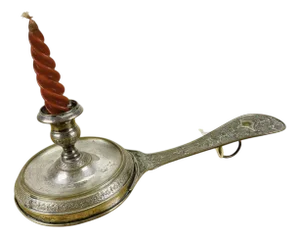 Liberty Silver Plated Metal Candleholder
