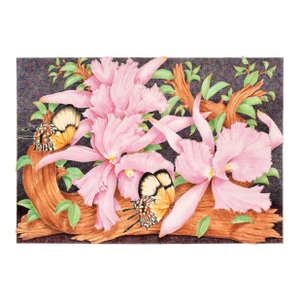 Butterflies and Hibiscus by Ben Black