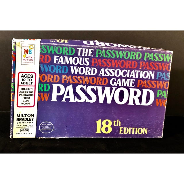 Vintage Password Game