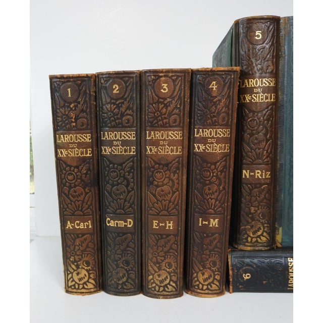 1933 Larousse Du XXe Siècle Reference Books - Set of 6 For Sale - Image 4 of 11