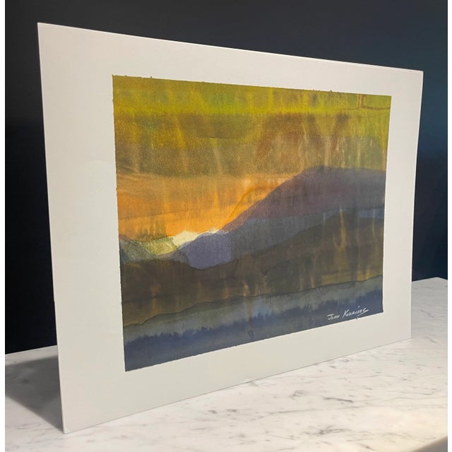 . Abstract & modern watercolor painting, by John Kokkinos . Color studies on acid free watercolor paper . Accented Colors:...