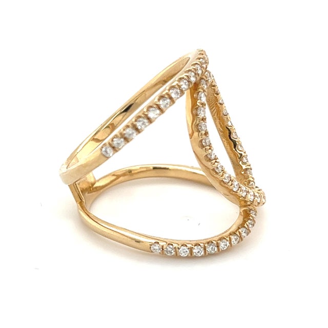 Diamond Ring Size 9.25 14k Gold 0.85 TCW 7.02 Grams Certified $5,950 215418 Nothing says, “I Love you” more than Diamonds...
