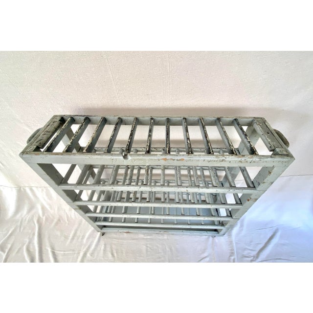 Wood Vintage French Boulangerie Bakery Cart Rack For Sale - Image 7 of 12