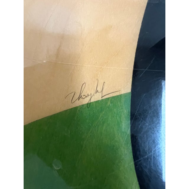 1990’s Postmodern Benjamin Le Coffee Table and Side Table For Sale - Image 4 of 6