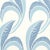 Sample - Schumacher x Neisha Crosland Banana Leaf Wallpaper in China Blue For Sale