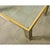 Belgian Vintage Cast Bronze & Glass Coffee Table For Sale - Image 9 of 12
