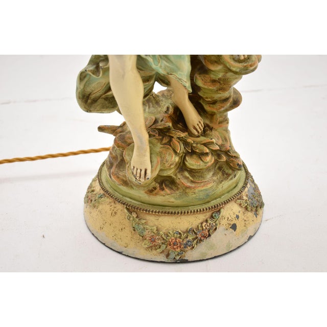 Art Nouveau Table Lamp by L & F Moreau, 1890s For Sale - Image 8 of 11
