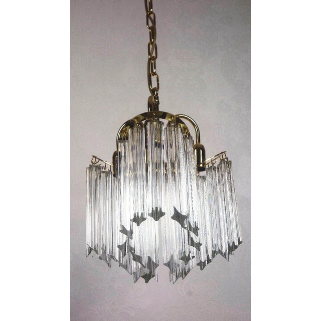 Italian Venini Murano Glass Chandeliers, 1970s For Sale - Image 9 of 11