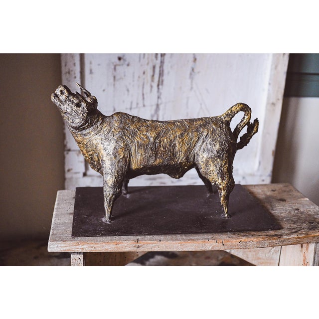 Ivan Cattaneo, Mooing Bull Bull, 1990s, Bronze For Sale - Image 9 of 9