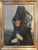 1940s Mons Karl, Woman from the Schwalm Region, 1940s, Oil Painting on Plywood For Sale - Image 5 of 13