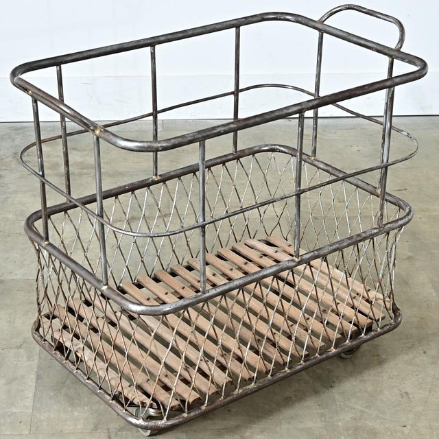 Early 20th Century French Bakery Baguette Trolley For Sale - Image 4 of 12