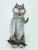 Leslie Wallace Coon Ceramic Cat Folk Art Sculpture For Sale - Image 11 of 15