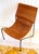 Mid-Century Bauhaus Minimalist Low Sling Lounge Chair in Wicker & Wrought Iron by Frederic Weinberg, 1960s For Sale - Image 11 of 18