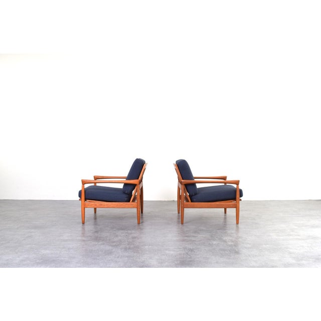 Mid-Century Modern Mid-Century Modern Kolding Chairs in Oak by Erik Wørts for Ikea, 1960s, Set of 2 For Sale - Image 3 of 17
