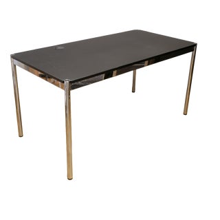 Black Desk by Fritz Haller and Paul Schärer for USM Haller For Sale