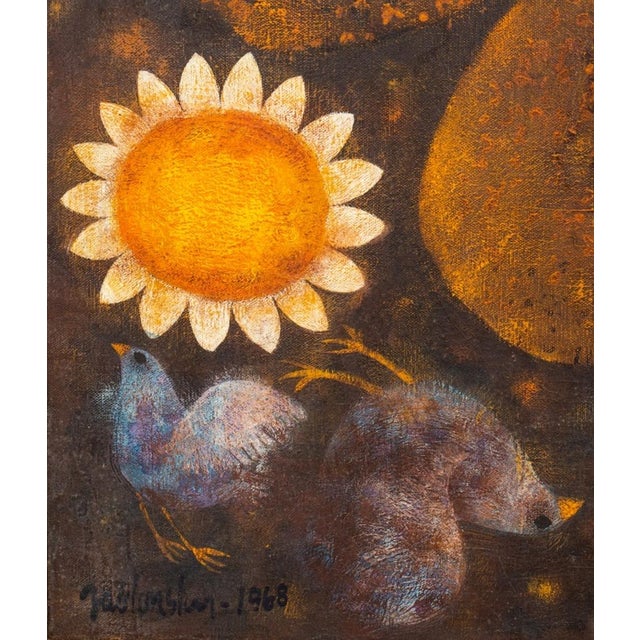 Carol Jablonski "Leonardo" Casein on Canvas For Sale In New York - Image 6 of 12