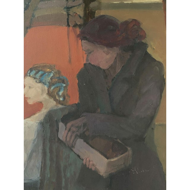 Martta Weg, Thoughtful, Oil on Canvas, 2001 For Sale - Image 6 of 8