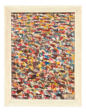 R. Avind, Abstract Composition, 1960s, Oil on Panel