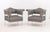 Mid-Century Modern Luca Scacchetti for Poltrona Frau "Hydra Enif" Arm Chairs, Pair For Sale - Image 3 of 11