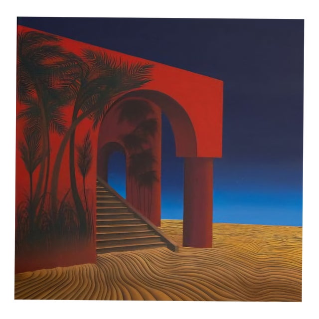 Marta Rynkiewicz, Of Sands and Shadows, 2025, Oil on Canvas For Sale