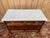 Louis XVI Style Low Sideboard in Mahogany and Carrara Marble For Sale - Image 3 of 12