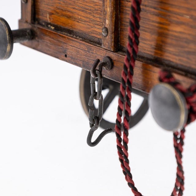 Wood Edwardian Oak GWR Railway Locomotive Tender Box, 1900s For Sale - Image 7 of 18