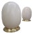 Murano Glass Egg Lamps, 1970s, Set of 2 For Sale