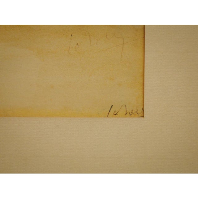 Boats on the Sand Watercolor For Sale - Image 4 of 6