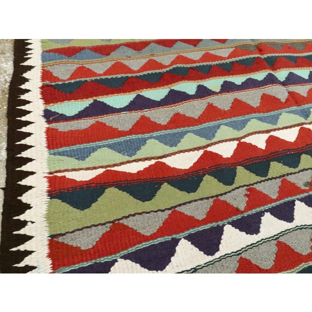 Textile Galerie Shabab Collection Mid-20th Century Persian Flatweave Kilim Rug For Sale - Image 7 of 10