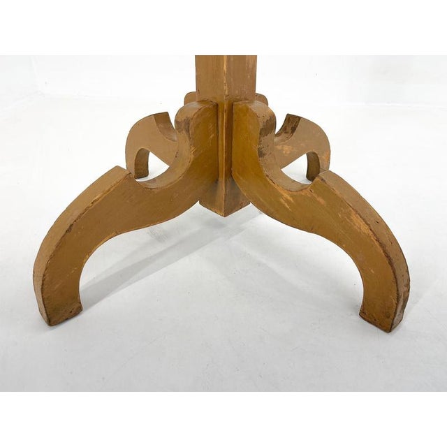 Wood Big Vintage All-Wood Coat Stand, Czechoslovakia, 1950s For Sale - Image 7 of 9