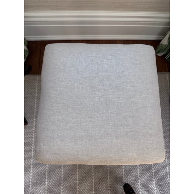 Pair of Antique 19th Century English Upholstered Foot Stools For Sale - Image 9 of 15