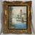 Blue Vintage Oil on Canvas Signed R. Danford For Sale - Image 8 of 8