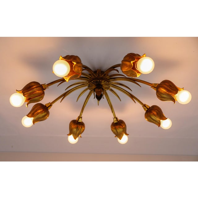 Vintage Bronze Flush Mount from Koch Söhne, 1960s For Sale - Image 4 of 13